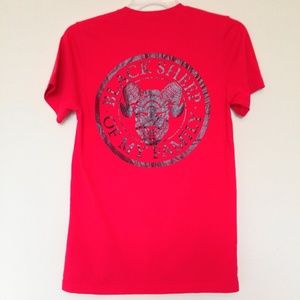 INKADDICT-Red Graphic Ram Print Tee